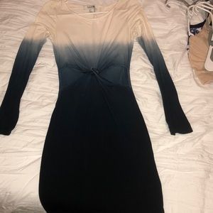 Ombré bodycon dress